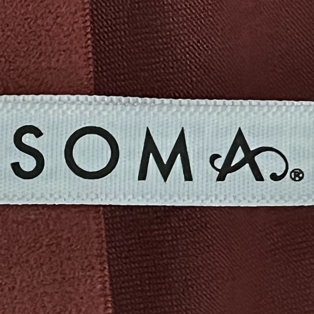 SOMA Closet essential Dusty Rose 
Soft Jersey Racerback versatile bra Tank nwt - Picture 3 of 8